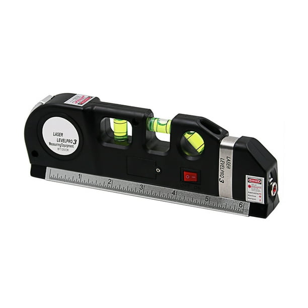 4in1 Laser levelpro 3 vertical horizontal laser with 8ft measuring Tape 